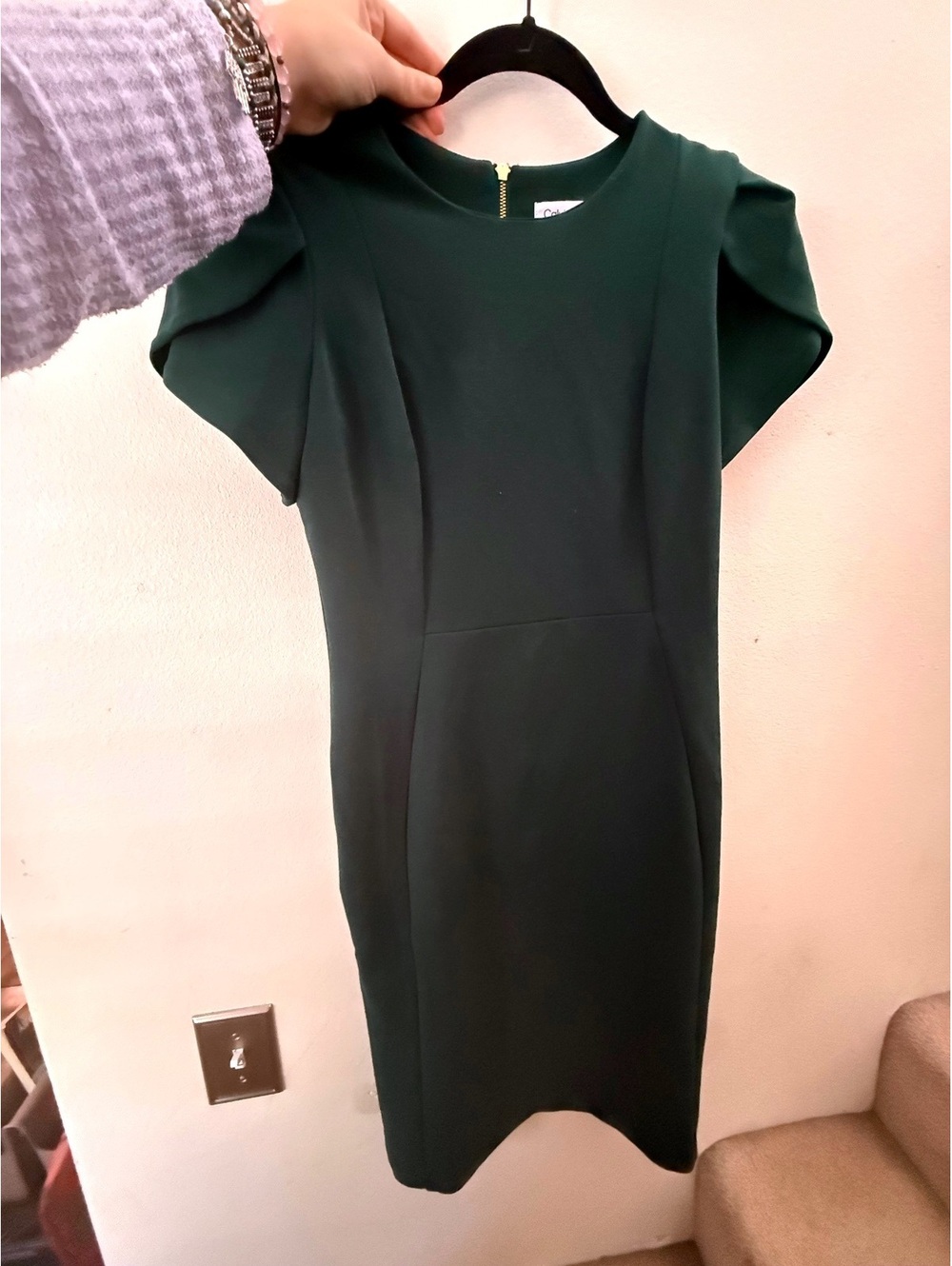 Calvin Klein dark green women’s dress small